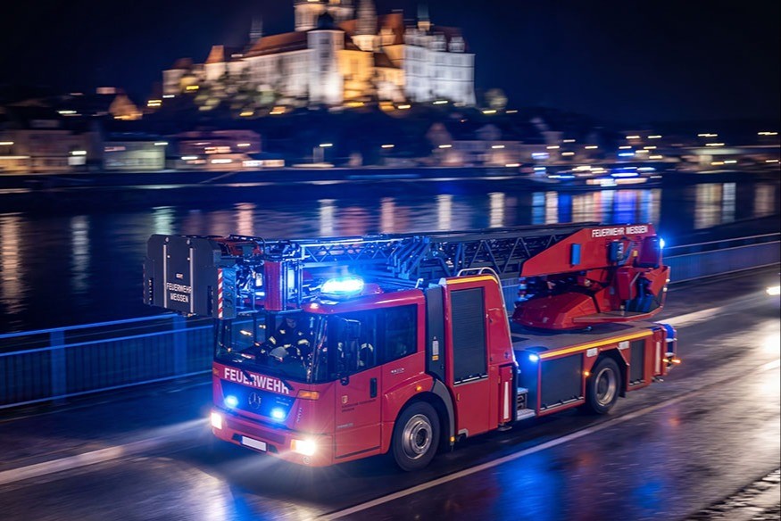 Dachstuhlbrand in Meissen